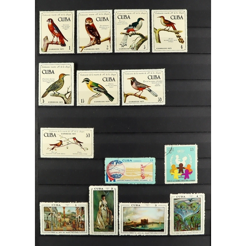 495 - CUBA 1960 - 2012 COLLECTION of mint and used sets, special blocks, miniature sheets in 5 stockbooks.... 