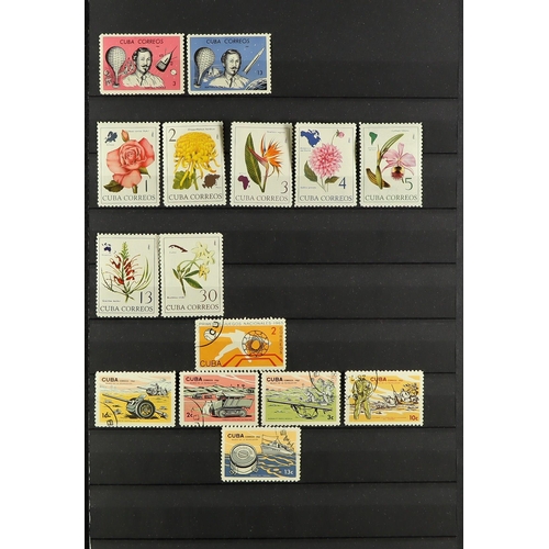 495 - CUBA 1960 - 2012 COLLECTION of mint and used sets, special blocks, miniature sheets in 5 stockbooks.... 