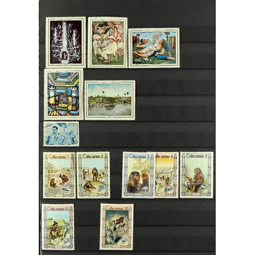 495 - CUBA 1960 - 2012 COLLECTION of mint and used sets, special blocks, miniature sheets in 5 stockbooks.... 