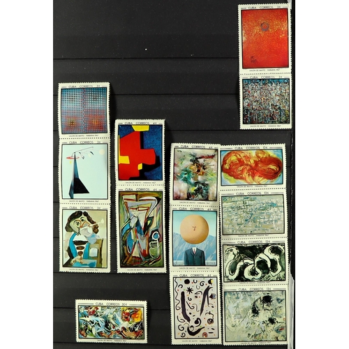 495 - CUBA 1960 - 2012 COLLECTION of mint and used sets, special blocks, miniature sheets in 5 stockbooks.... 