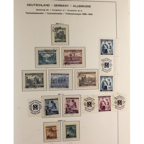 512 - CZECHOSLOVAKIA 1918-1991 COLLECTION in three Schaubek albums, some mint but mostly used stamps, incl... 