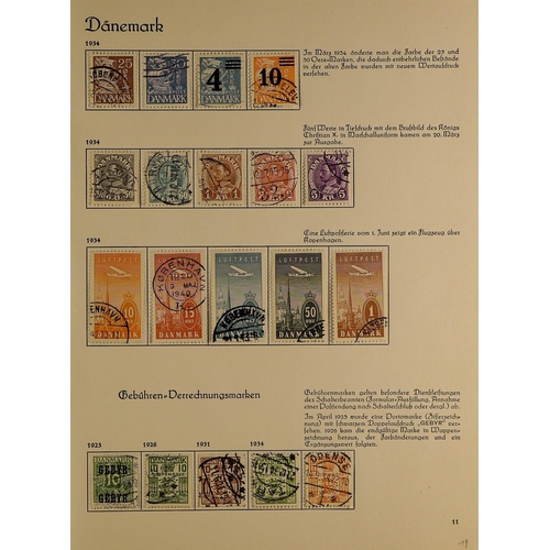 514 - DENMARK 1851 - 1973 COLLECTION of mint & used stamps, in album includes. Note 1851-68 vals to 16s, N... 