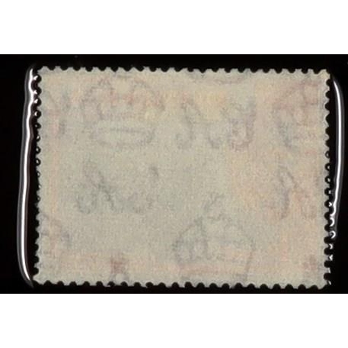 522 - DOMINICA 1951 1c black & vermilion Pictorial 'JA' FOR 'CA' IN WATERMARK variety, SG 121c, fine mint,... 