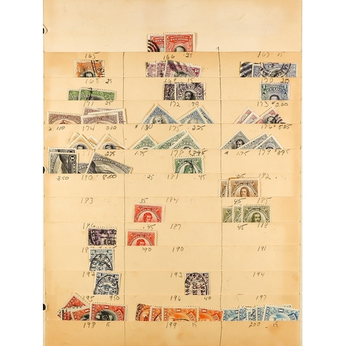 525 - ECUADOR 1870 - 1990 HOARD / STOCK of many 1000's mint / used stamps in 2 blinders, many sets, higher... 