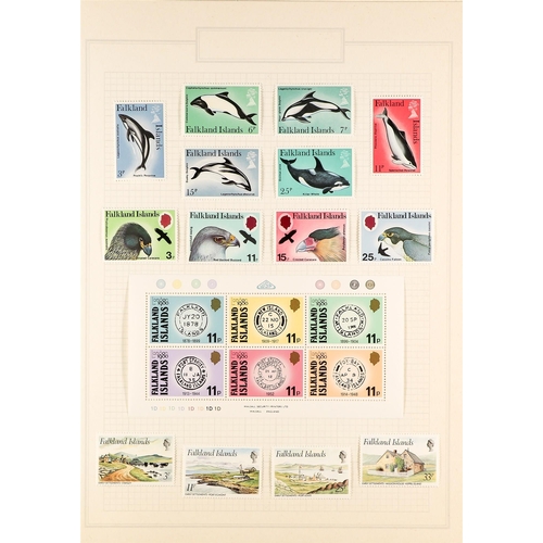 540 - FALKLAND IS. 1933 - 1981 MINT COLLECTION on album pages, 1933 Centenary set to 1s, 1935 Jubilee set,... 