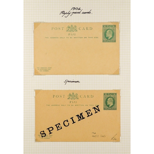 557 - FIJI 1904 - 1952 POSTAL STATIONERY collection of 23 chiefly unused post cards, envelopes, letter car... 