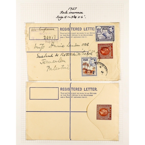 557 - FIJI 1904 - 1952 POSTAL STATIONERY collection of 23 chiefly unused post cards, envelopes, letter car... 