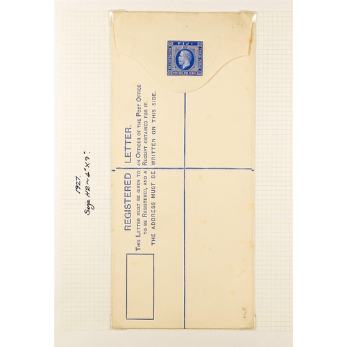 557 - FIJI 1904 - 1952 POSTAL STATIONERY collection of 23 chiefly unused post cards, envelopes, letter car... 