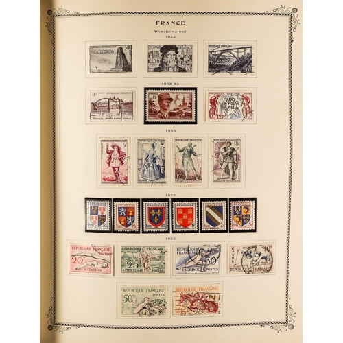 569 - FRANCE 1853 - 1997 COLLECTION of over 2500 mint & used stamps (chiefly never hinged mint after 1980)... 