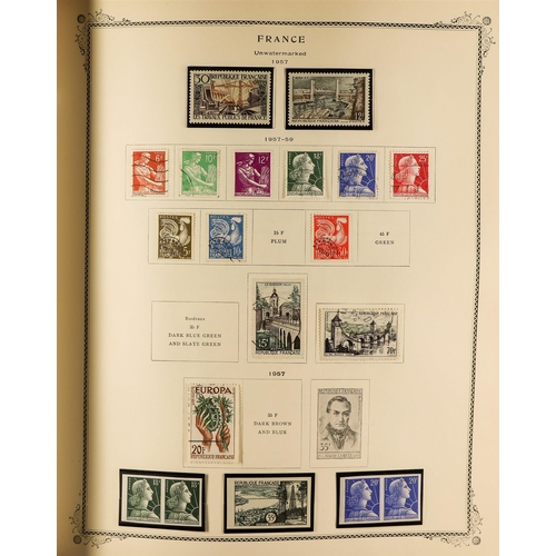 569 - FRANCE 1853 - 1997 COLLECTION of over 2500 mint & used stamps (chiefly never hinged mint after 1980)... 