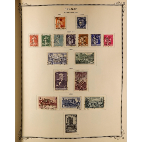 569 - FRANCE 1853 - 1997 COLLECTION of over 2500 mint & used stamps (chiefly never hinged mint after 1980)... 