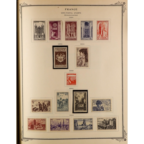 569 - FRANCE 1853 - 1997 COLLECTION of over 2500 mint & used stamps (chiefly never hinged mint after 1980)... 