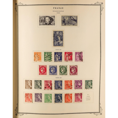 569 - FRANCE 1853 - 1997 COLLECTION of over 2500 mint & used stamps (chiefly never hinged mint after 1980)... 