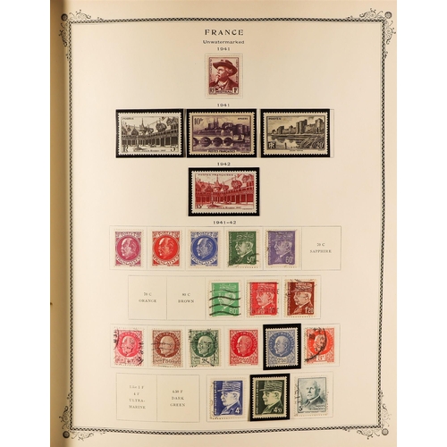 569 - FRANCE 1853 - 1997 COLLECTION of over 2500 mint & used stamps (chiefly never hinged mint after 1980)... 