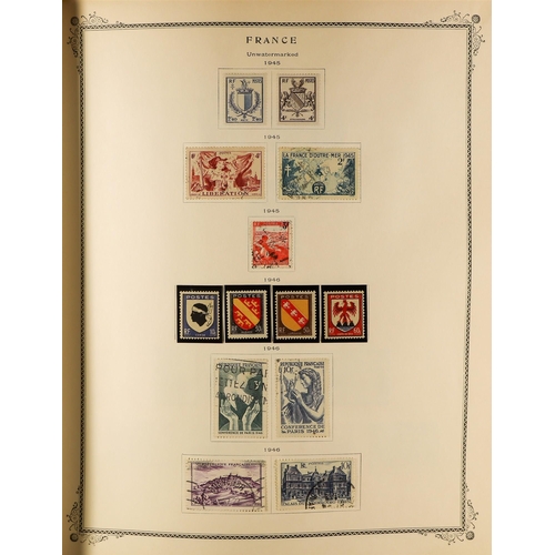 569 - FRANCE 1853 - 1997 COLLECTION of over 2500 mint & used stamps (chiefly never hinged mint after 1980)... 