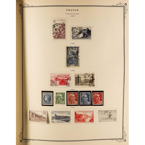 569 - FRANCE 1853 - 1997 COLLECTION of over 2500 mint & used stamps (chiefly never hinged mint after 1980)... 