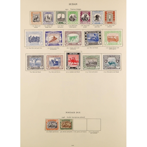 58 - COMMONWEALTH - BRITISH AFRICA FINE MINT COLLECTION on pages, near- complete for 1937 - 1952 incl Gam... 