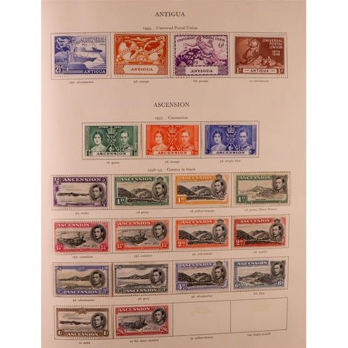 65 - 1936-1952 COLLECTION in Stanley Gibbons King George VI album, mint & used, includes (all mint) Aden ... 