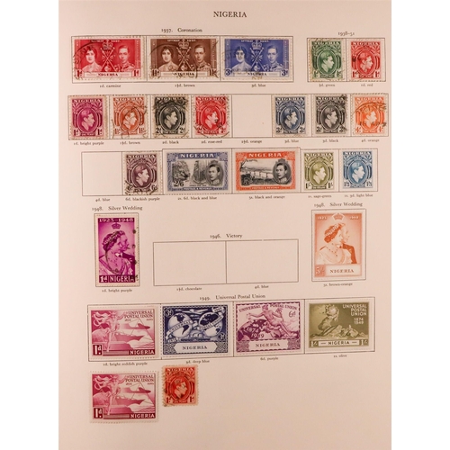 65 - 1936-1952 COLLECTION in Stanley Gibbons King George VI album, mint & used, includes (all mint) Aden ... 