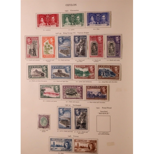 65 - 1936-1952 COLLECTION in Stanley Gibbons King George VI album, mint & used, includes (all mint) Aden ... 