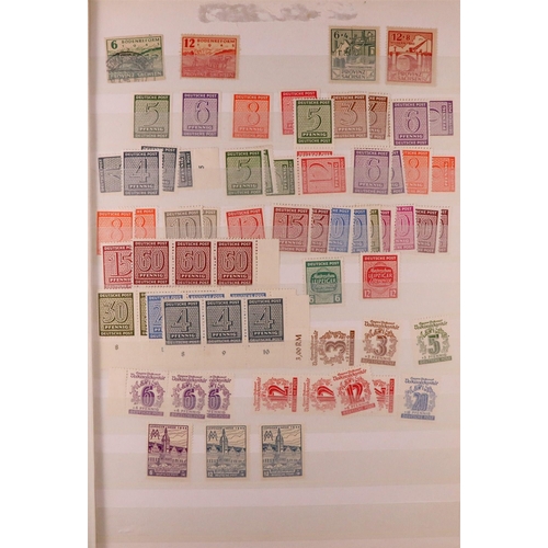 657 - GERMANY 1850's-1990's COLLECTION/ACCUMULATION in album & five stockbooks, mint (many never hinged) &... 