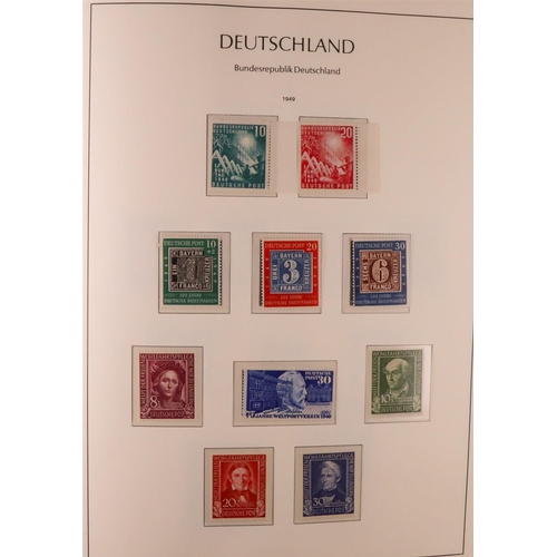 657 - GERMANY 1850's-1990's COLLECTION/ACCUMULATION in album & five stockbooks, mint (many never hinged) &... 