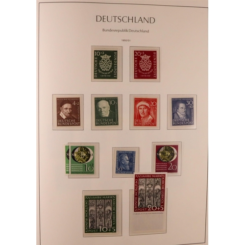 657 - GERMANY 1850's-1990's COLLECTION/ACCUMULATION in album & five stockbooks, mint (many never hinged) &... 