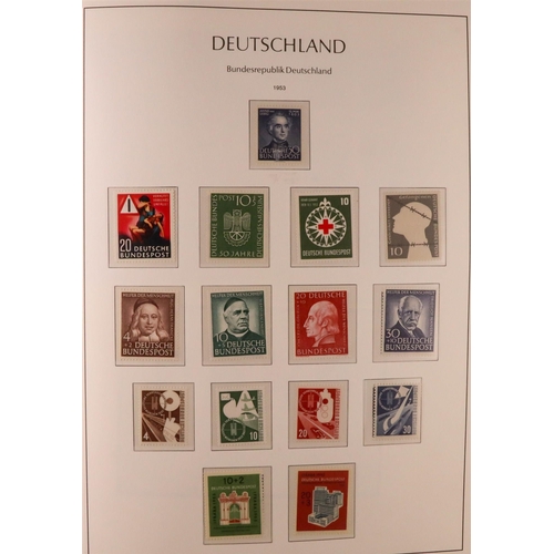 657 - GERMANY 1850's-1990's COLLECTION/ACCUMULATION in album & five stockbooks, mint (many never hinged) &... 