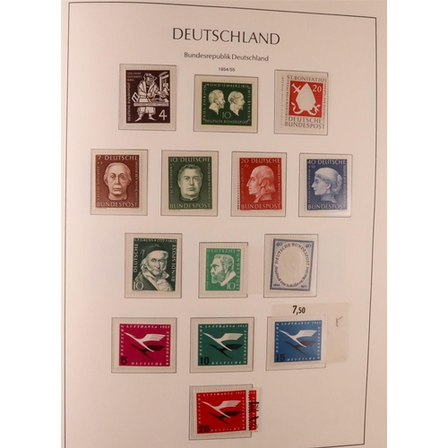 657 - GERMANY 1850's-1990's COLLECTION/ACCUMULATION in album & five stockbooks, mint (many never hinged) &... 