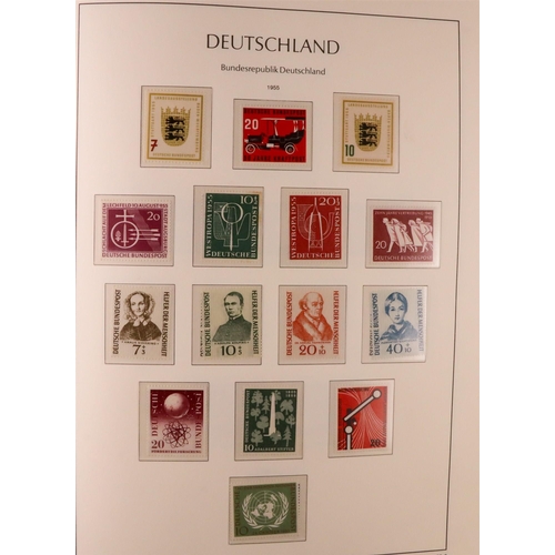 657 - GERMANY 1850's-1990's COLLECTION/ACCUMULATION in album & five stockbooks, mint (many never hinged) &... 