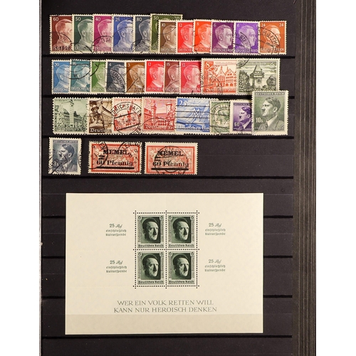 659 - GERMANY 1870's - 1990's MINT & USED ACCUMULATION in a small box, envelopes stuffed with stamps, inc ... 