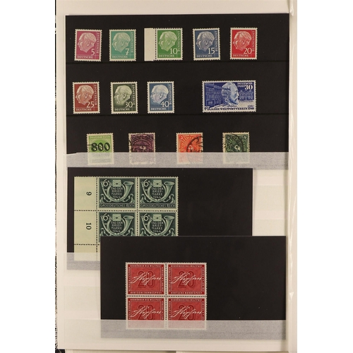 659 - GERMANY 1870's - 1990's MINT & USED ACCUMULATION in a small box, envelopes stuffed with stamps, inc ... 