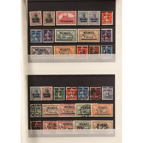 659 - GERMANY 1870's - 1990's MINT & USED ACCUMULATION in a small box, envelopes stuffed with stamps, inc ... 