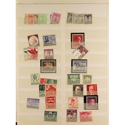 659 - GERMANY 1870's - 1990's MINT & USED ACCUMULATION in a small box, envelopes stuffed with stamps, inc ... 