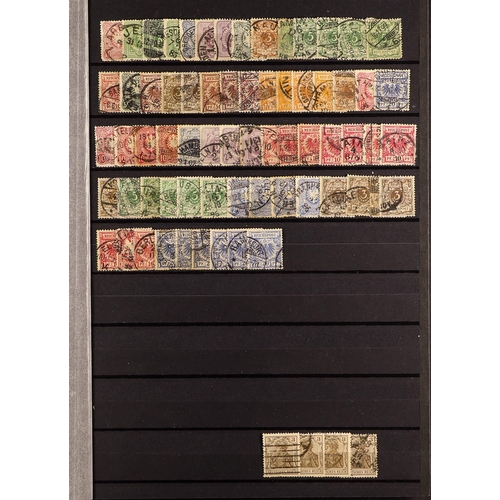 659 - GERMANY 1870's - 1990's MINT & USED ACCUMULATION in a small box, envelopes stuffed with stamps, inc ... 