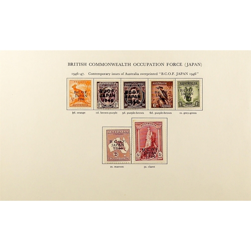 68 - COMMONWEALTH - BRITISH WESTERN PACIFIC FINE MINT COLLECTION on pages, highly complete for 1936 - 195... 