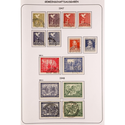 685 - GERMAN ALLIED ZONES AMERICAN, BRITISH & SOVIET ZONES 1946 - 1948 chiefly used collection plus some n... 