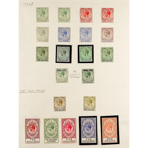 716 - GIBRALTAR 1886 - 1935 NEAR- COMPLETE MINT COLLECTION on album pages, note QV complete from 1886-87 s... 