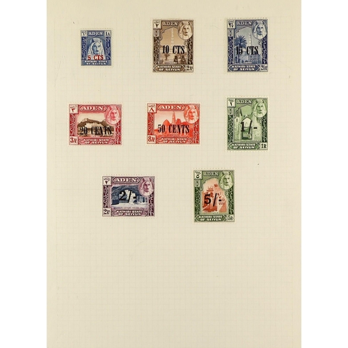 72 - MIDDLE EAST COLLECTION over 2000 stamps & 150 miniature sheets on album pages, spans the 1890's to 1... 