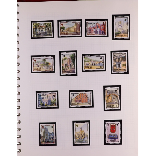 724 - GIBRALTAR 1949-2005 MINT COLLECTION in hingeless mounts in album, never hinged from 1971 onwards. In... 