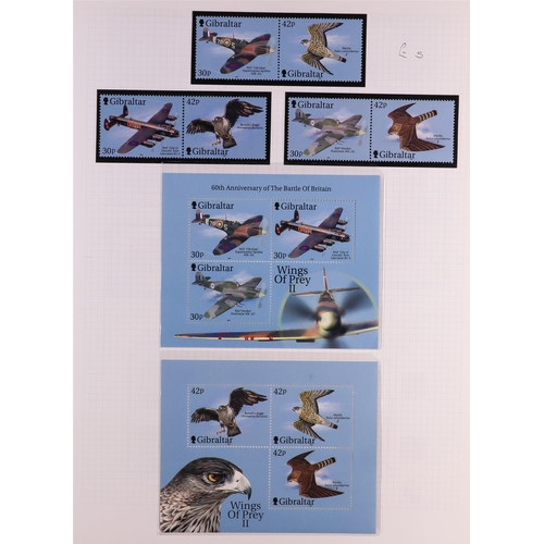 724 - GIBRALTAR 1949-2005 MINT COLLECTION in hingeless mounts in album, never hinged from 1971 onwards. In... 