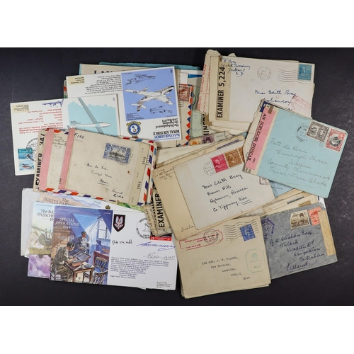 74 - WORLD COVERS HOARD Late 19th Century to 2010's commercial & philatelic covers & cards in albums & lo... 