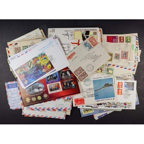 74 - WORLD COVERS HOARD Late 19th Century to 2010's commercial & philatelic covers & cards in albums & lo... 