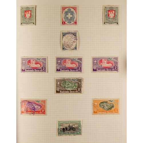 747 - GUATEMALA 1871 - 2000 COLLECTION of 1300+ mint & used stamps on album pages, note 1902 official set,... 