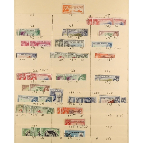 75 - COMMONWEALTH 1860's - 1990's MOSTLY USED STOCK with light duplication on manilla stock pages, note A... 