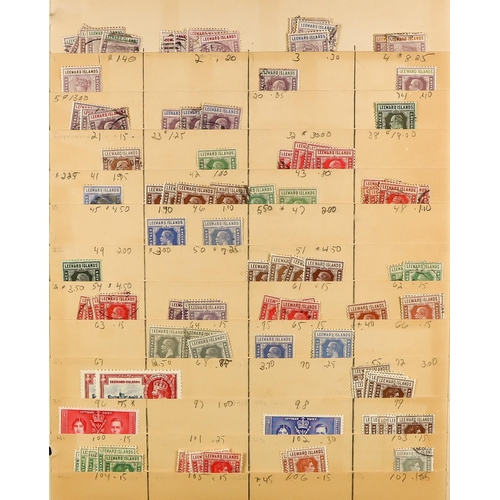 75 - COMMONWEALTH 1860's - 1990's MOSTLY USED STOCK with light duplication on manilla stock pages, note A... 