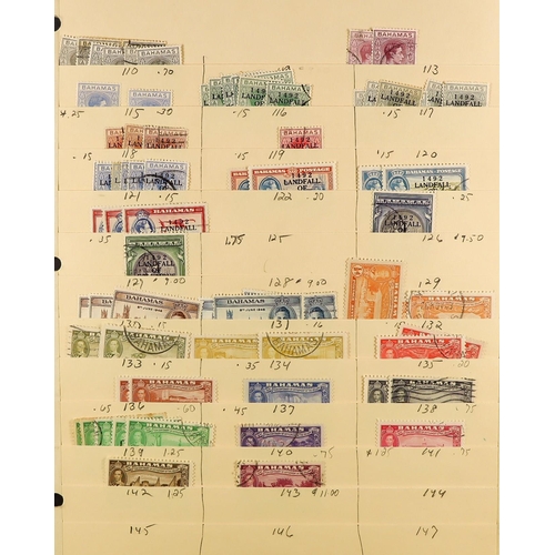 75 - COMMONWEALTH 1860's - 1990's MOSTLY USED STOCK with light duplication on manilla stock pages, note A... 