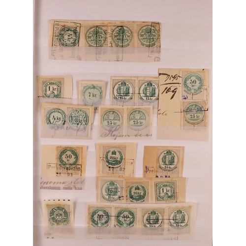 755 - HUNGARY 1871-1970's ACCUMULATION in ten stockbooks, includes 1871 Emperor issues, specialized used c... 