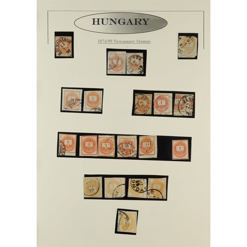 756 - HUNGARY 1871-2005 COMPREHENSIVE COLLECTION written up in sixteen matching albums, includes 1871 Empe... 