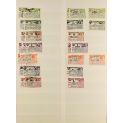 768 - INDIA 1854-1949 COLLECTION in stockbook, includes 1854-55 ½a (x9), 1a (x3 incl pair), 2a (x2) & 4a (... 